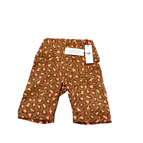 UGG Activewear Bike Shorts, Animal Print, Organic Cotton, Sz XS, NWT - Picture 2 of 6